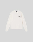 STUSSY LONG SLEEVE THERMAL WHITE