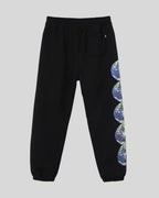 STUSSY CATCH THE WAVE SWEATPANTS 'BLACK'