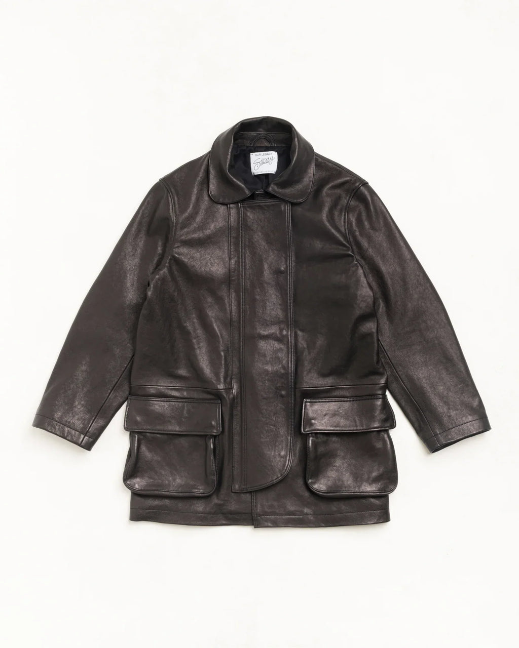 Stussy OUR LEGACY LEATHER FIREMAN JACKET