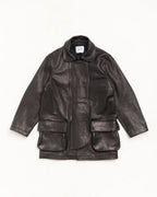 Stussy OUR LEGACY LEATHER FIREMAN JACKET